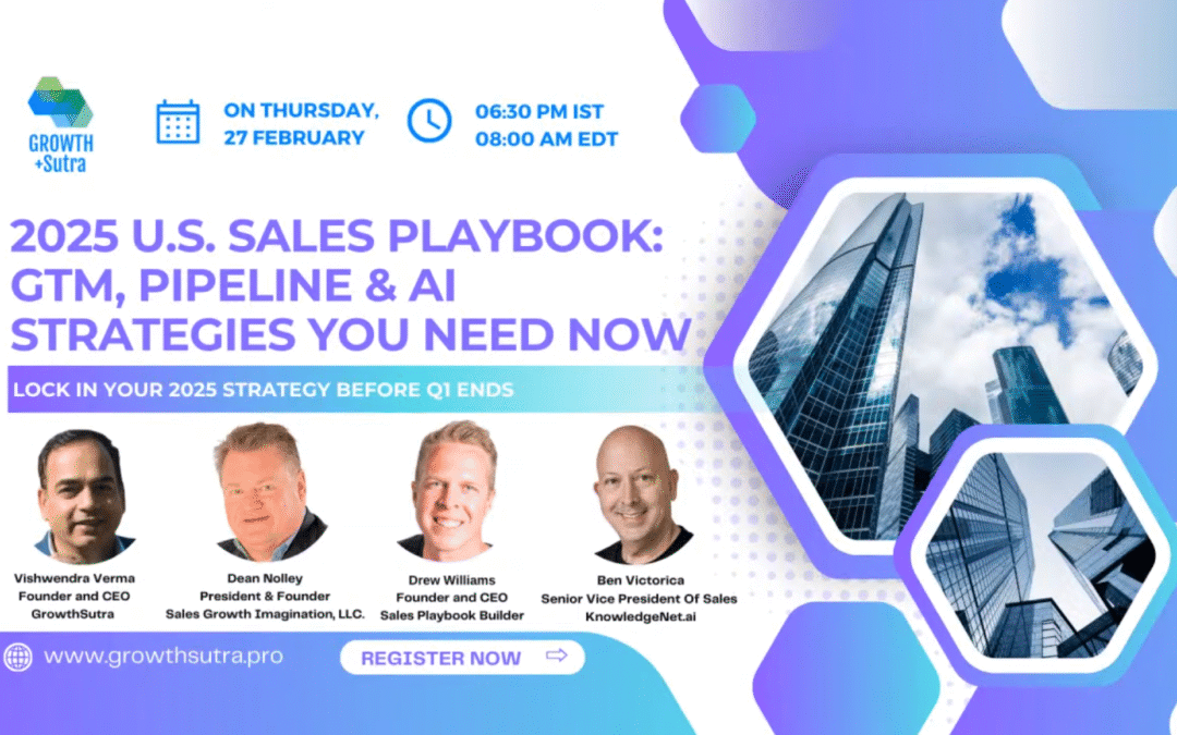 Featured on GrowthSutra Master Class: Cracking B2B Tech Sales in the US Market